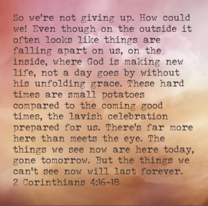 2Corinth4:16-18